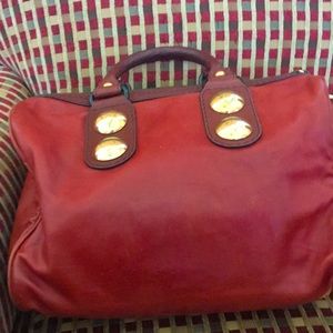 Vintage leather Gucci satchel